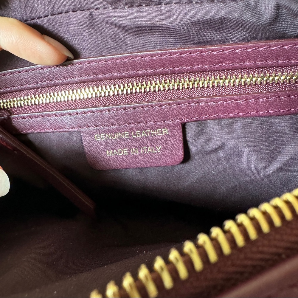 Maison Margiela Glam Slam Box Crossbody/Shoulder/Clutch in Bordeaux - Picture 5 of 13